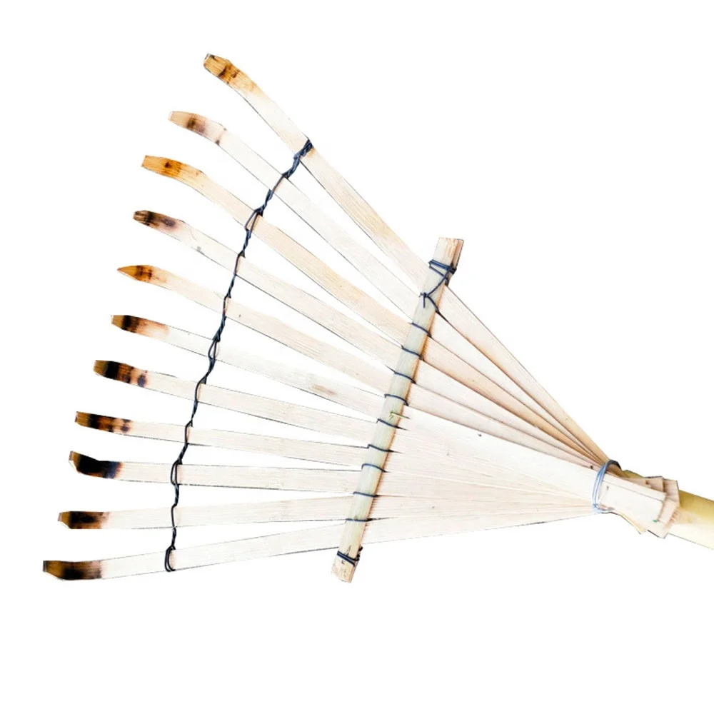 Природные ресурсы, экологически чистые, 11 зубьев, бамбуковые грабли для сада