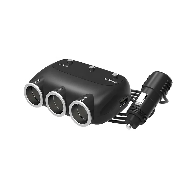 Лидер продаж переключатели 5 В 3 1 А 2 Usb-порта гнезда прикуривателя автомобильное зарядное устройство разветвитель адаптер