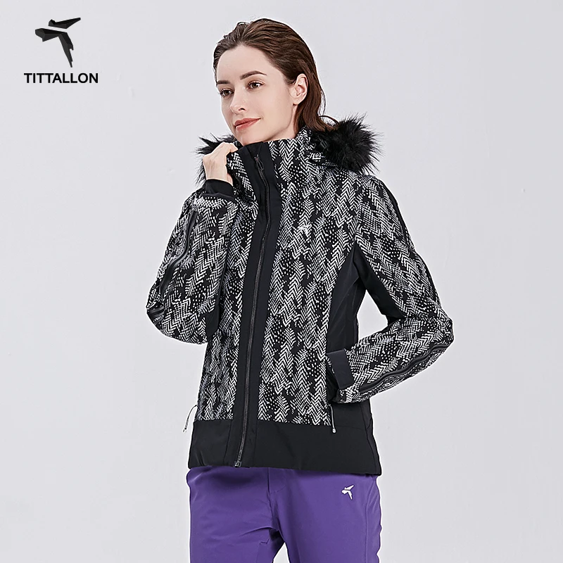 Wholesale Winter Snow Coat Women Hoodie Ski Jackets