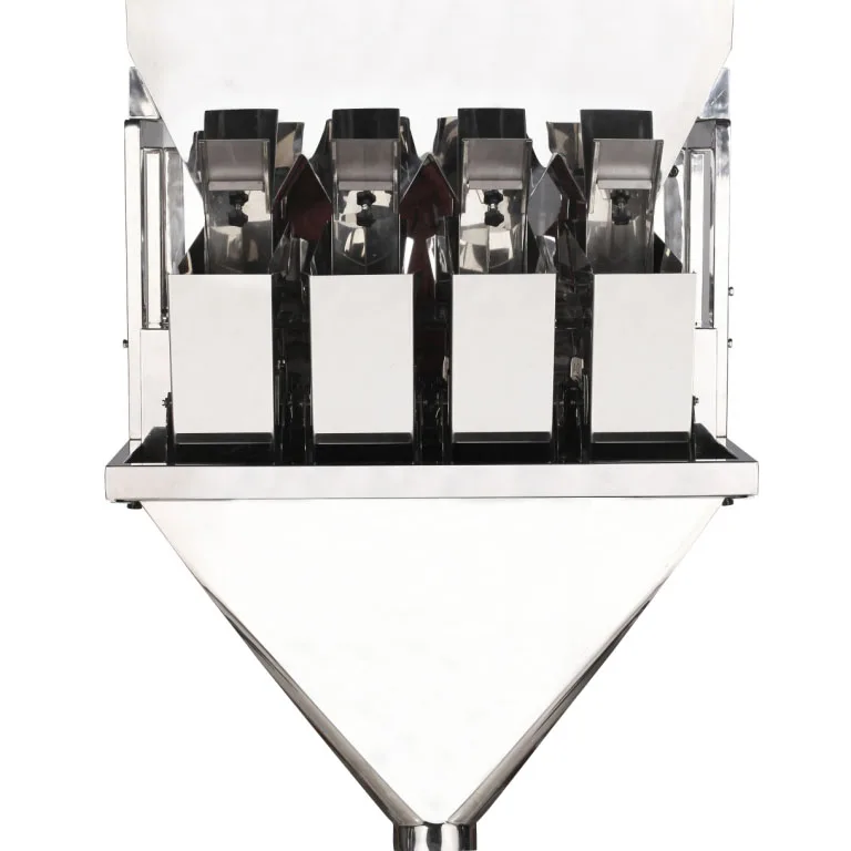 4 Heads Linear weigher beans weighing packing machine