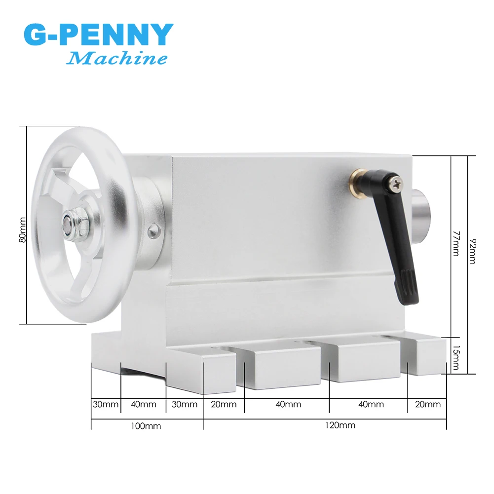  New Design Movable and Changeable Tailstock With Three Heads work with Rotary / A 4th Axis for CNC Engraving