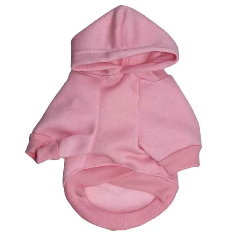 
White Fleece Route 66 Hoodie Dog Pet Clothes 