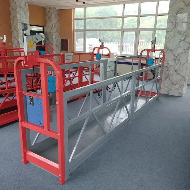 Наружные рабочие ZPL630 ZLP800 строительные пассажирские подъемные Лифты для очистки фасадов здания электрические леса высотных зданий