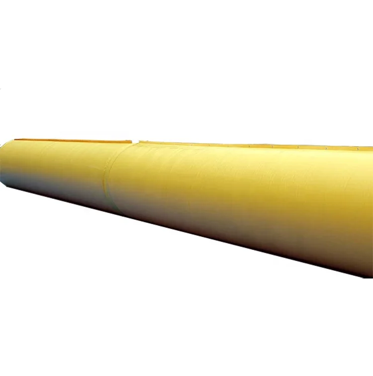 Positive pressure ventilation low wind resistance air ventilation ducting for highway tunnel