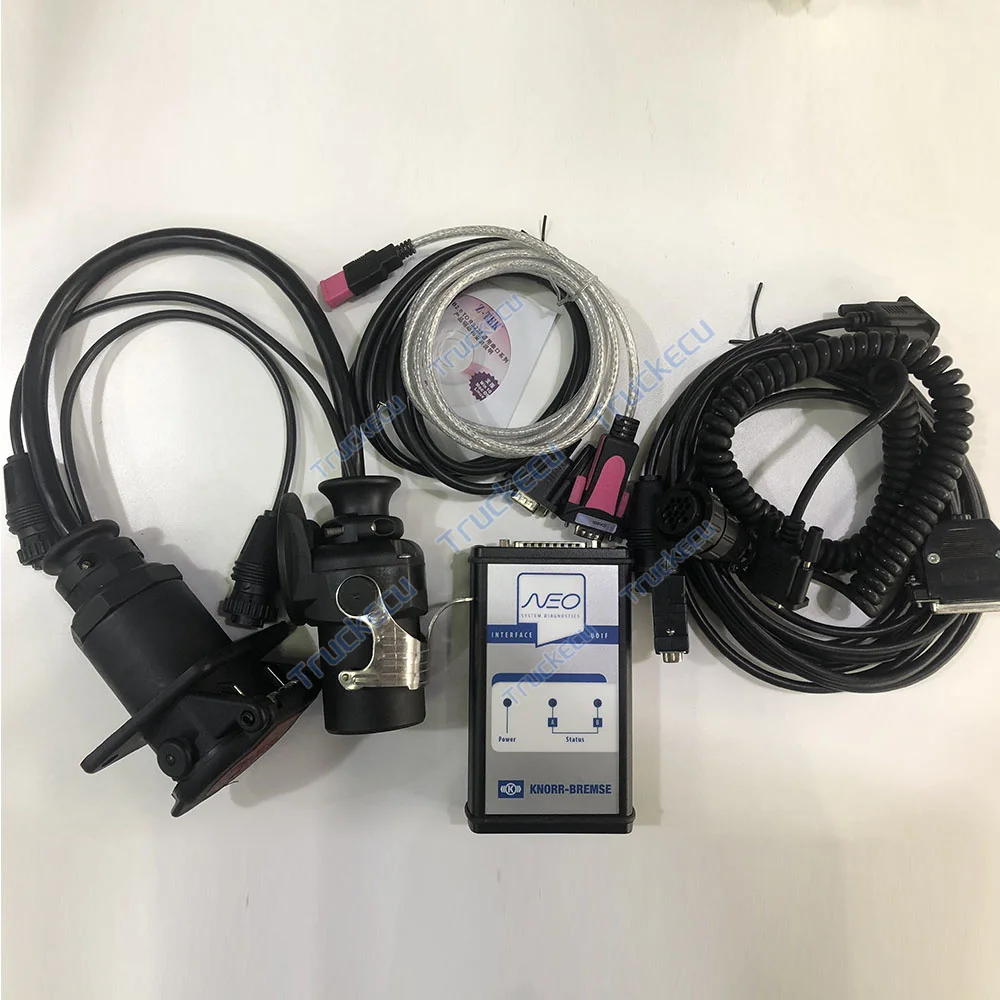 CF53 Laptop Truck Trailer Brake ECU ABS EBS System Diagnostic Tool For Knorr-Bremse UDIF Interface for Wabco WDI diagnostic tool