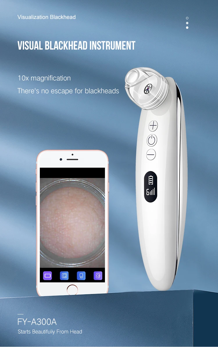 Facial cleaner blackhead remover vacuum therapy machine