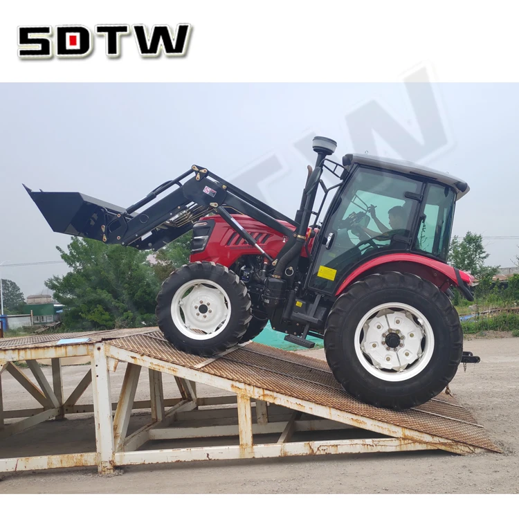  Фермерский трактор 4WD 130hp малого и среднего размера с фронтальным погрузчиком сельскохозяйственным
