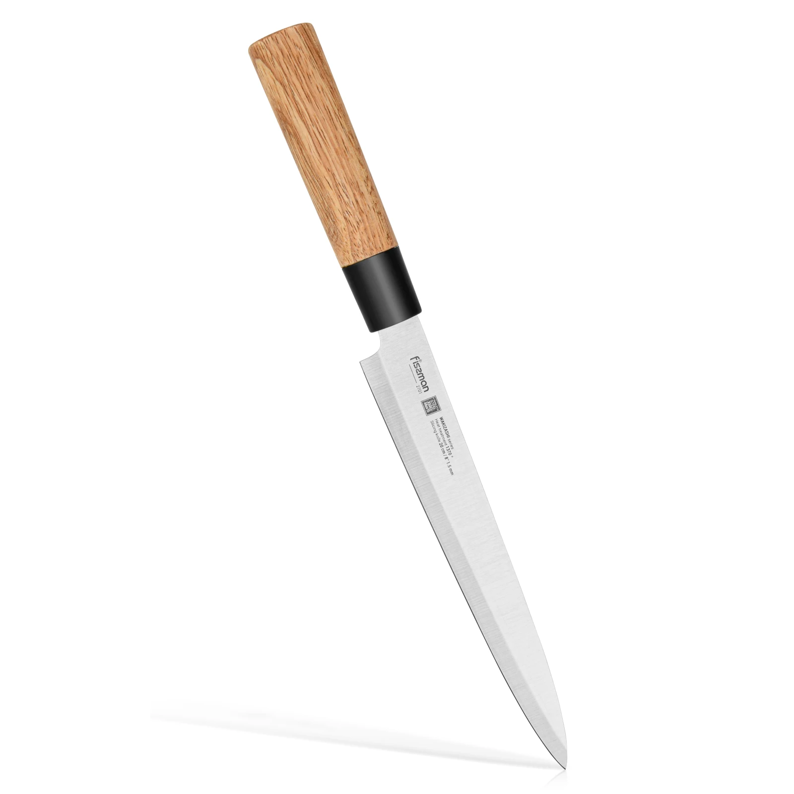 FISSMAN 8 'нож для нарезки Wakizashi X50Crmov15 стальные кухонные ножи