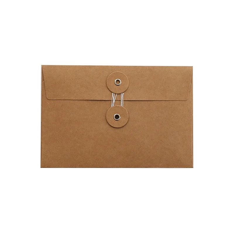 Biodegradable Mini Coin Packets Envelopes Packaging Kraft Paper Mailer Bag for Socks Underwear