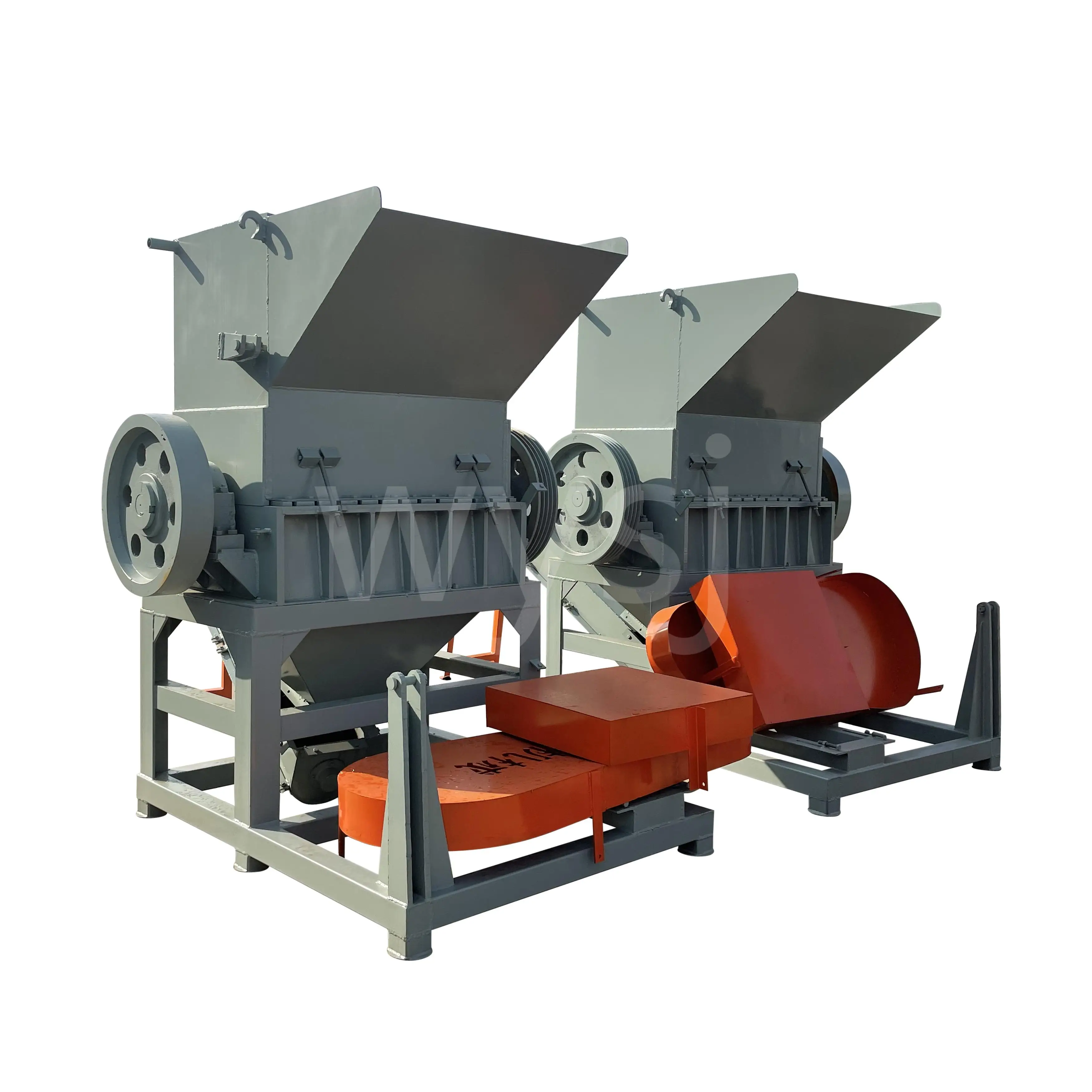 Chinese manufactured plastic shredder machine waste plastic recycling equipment