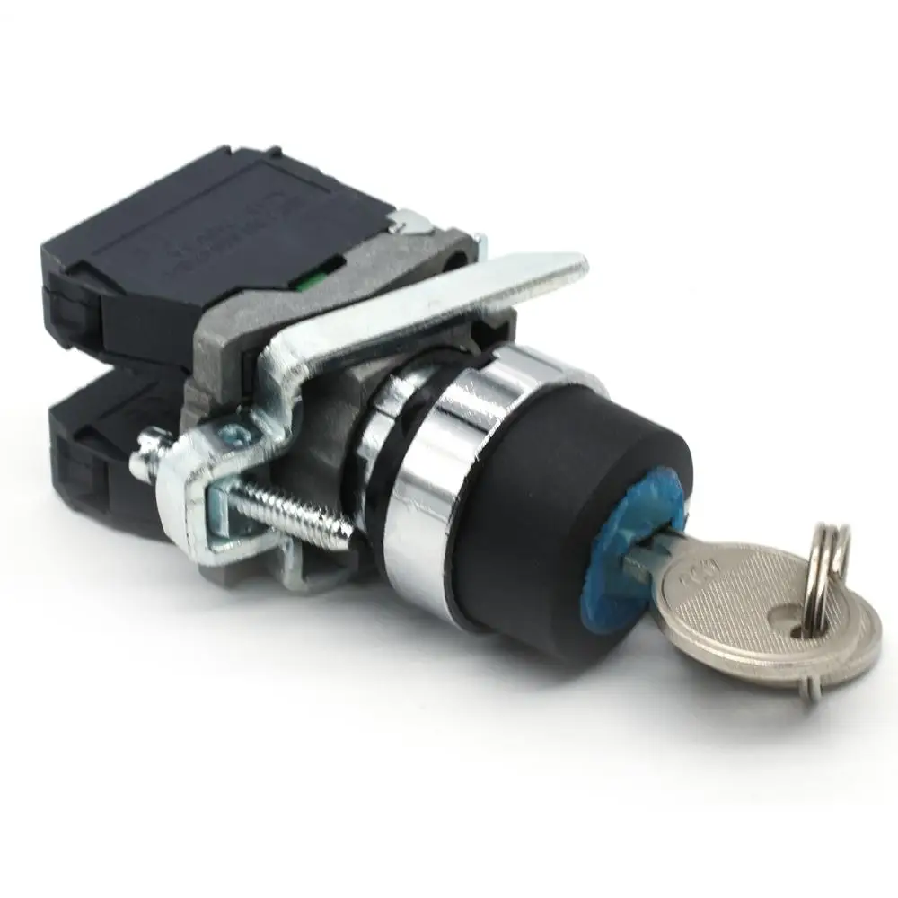 Iehc высокое качество YB4-BG33 XB4 серии 3 позиции самоблокирующийся поворотный электрораспределительной коробкой многопозиционного переключателя с ключом