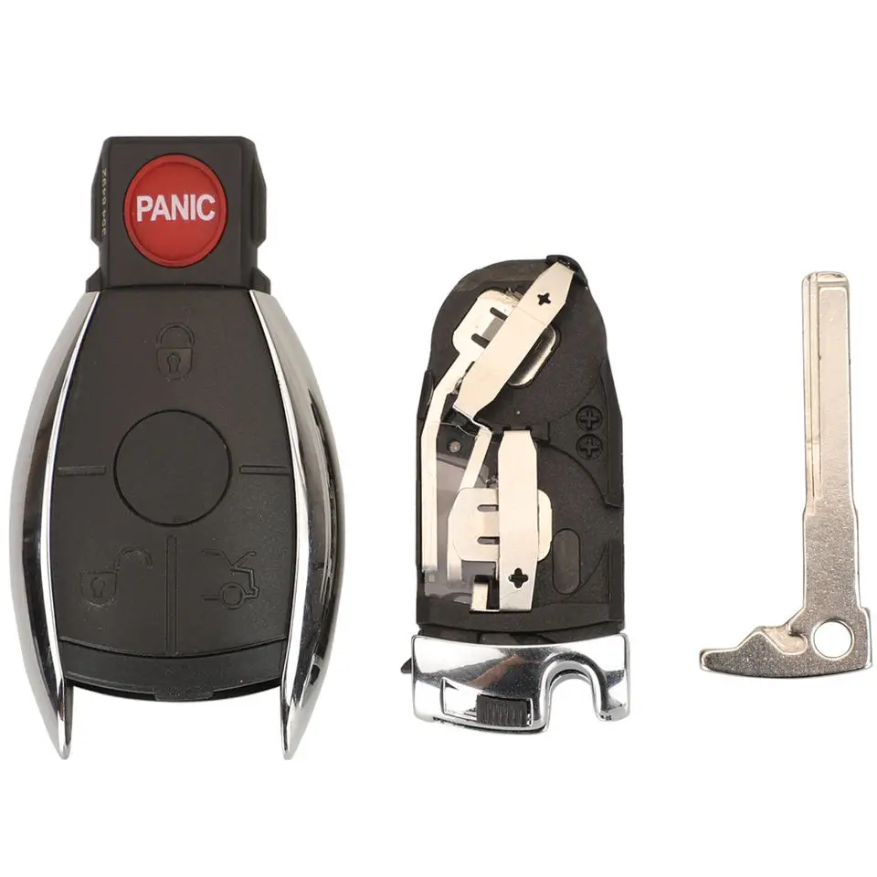 3 4 Buttons Keyless go Entry Remote Car Key Case  W203 W210 W211 Amg W204 C E S Replacement Key Cover Fob For Mercedes Benz