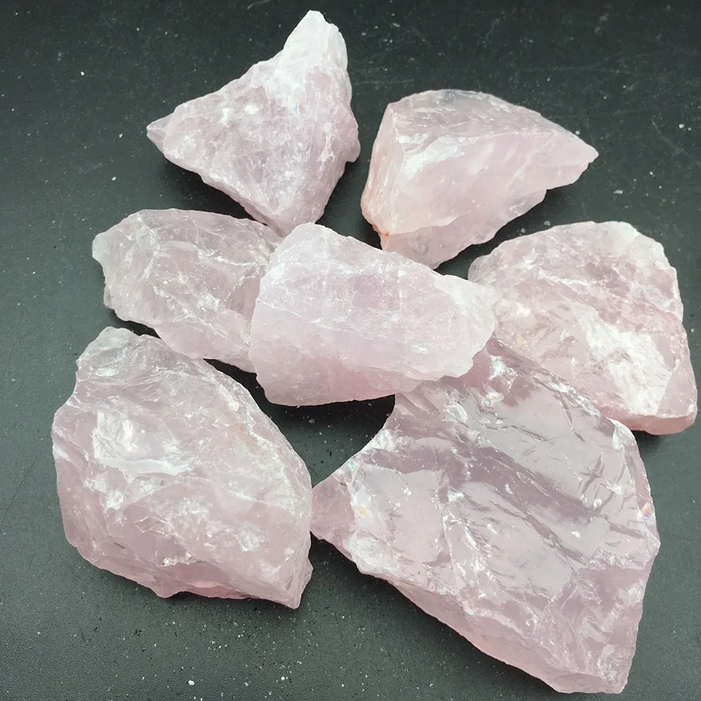 Wholesale Natural Cheap Price of Rock Crystal Stone Raw Crystals Healing Stones Rose Quartz Rough Stone