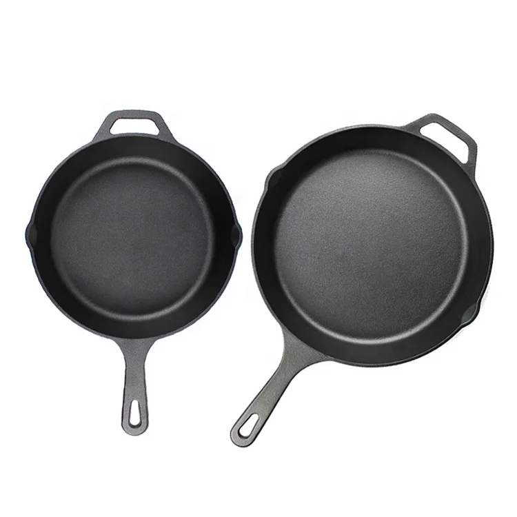 Heat-Resistant Kitchen Pre-Seasoned Anti-rust Nitriding Cast Iron Skillet