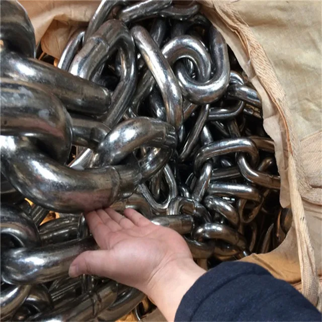 Xinghua City factory supply 316 16mm  Stainless Steel link marine chain