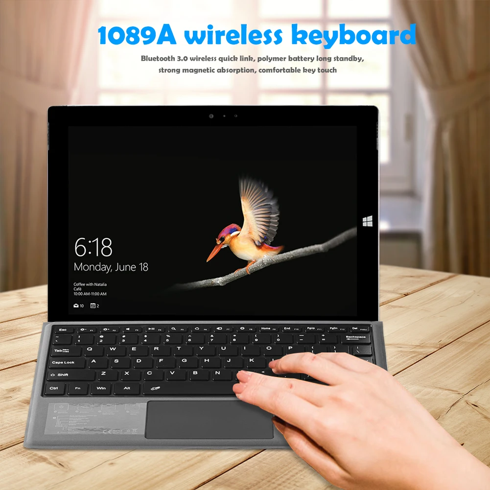 Bluetooth-клавиатура для планшета Microsoft Surface Pro 7 6 5 4 3 беспроводная клавиатура 12