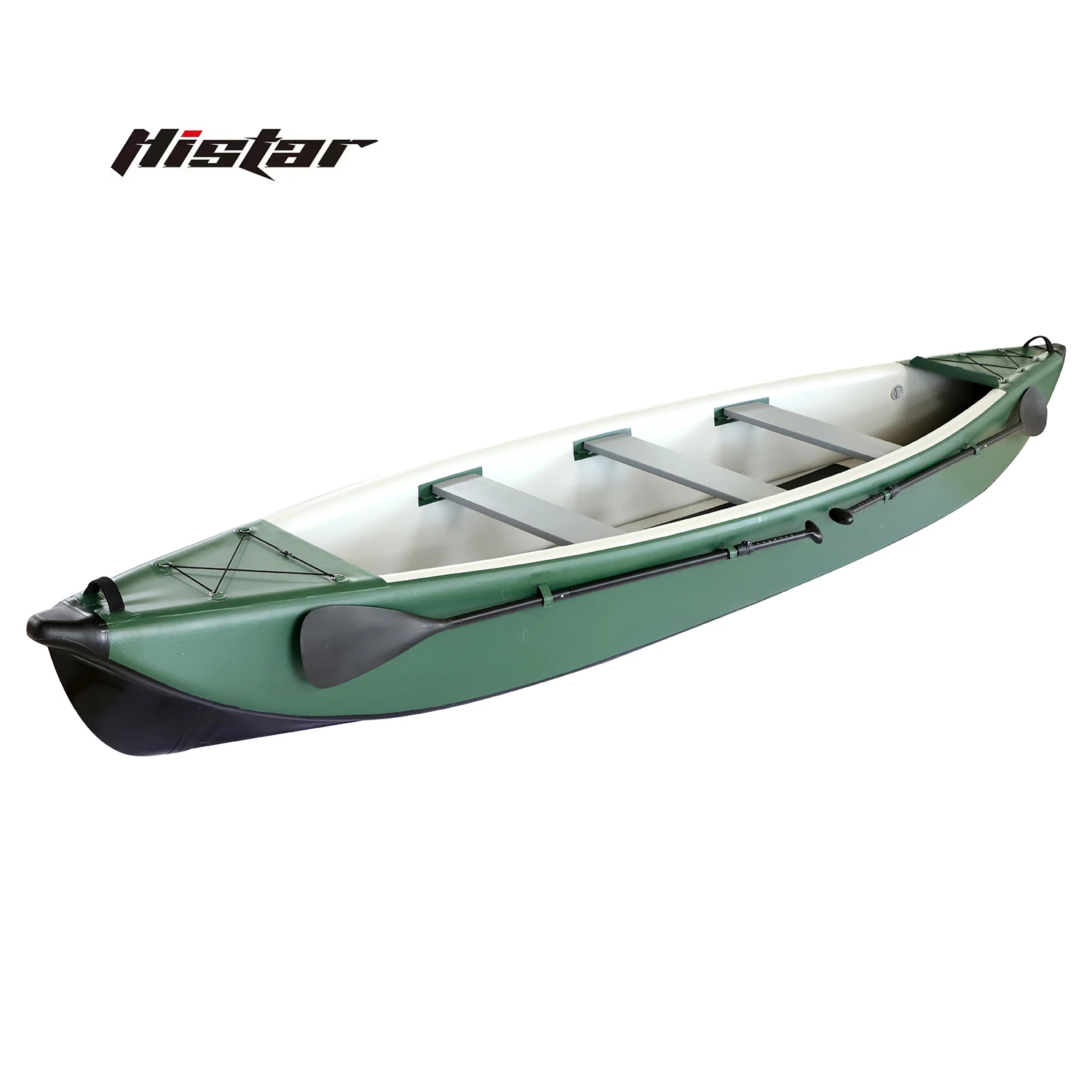 Histar Customized 16 Feet 4.88m 3 Seaters Rowing Boat Full Drop Stitch Inflatable Fishing Canoe/Kayak