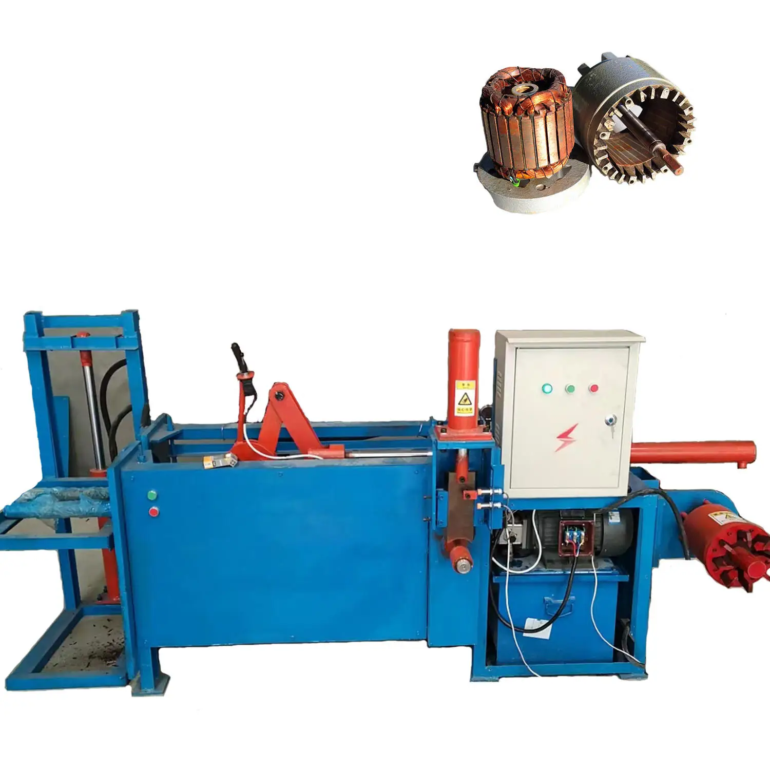 Motor Crushing Recycling Production Line Electric Motor Winding Machine Electric Motor Stator Copper Winding Cutting Machine