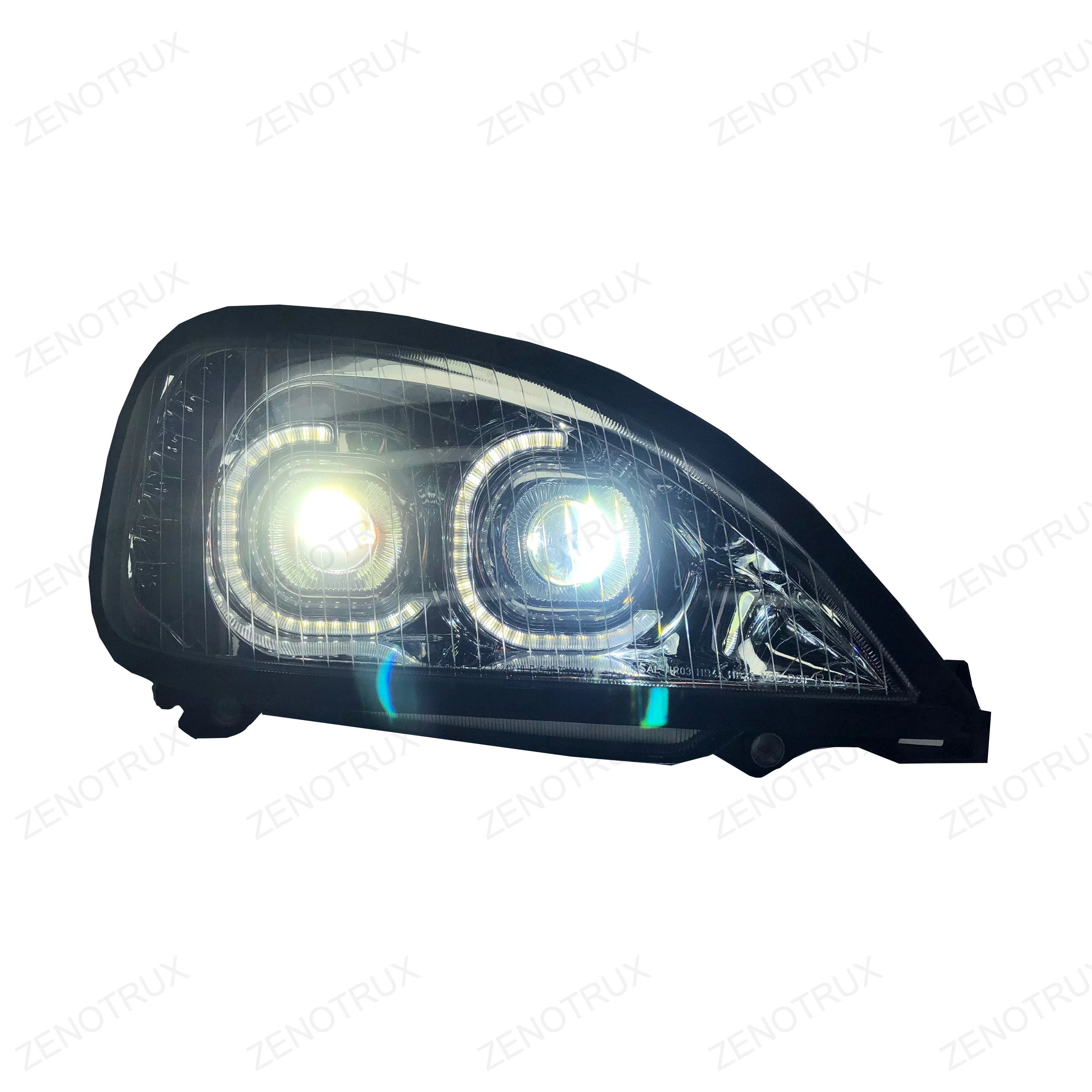 Black LED Headlight For Freightliner Columbia 1996-2015