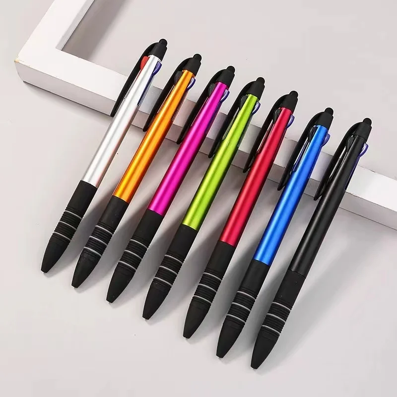 3 in 1 multifunction multicolor  cheap  Ball pen with logo