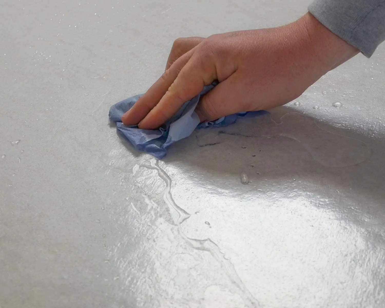 JM China Manufacture 120g 140g White Sticky Fleece Protective Glue Floor Felt