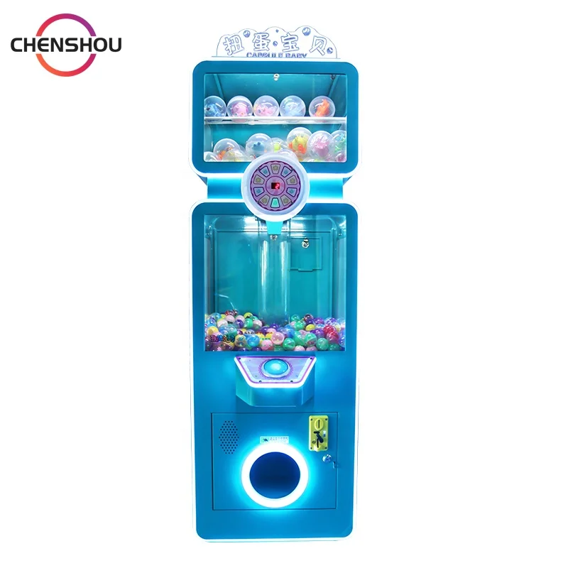 Coin Operated Capsule Toy Vending Machine Gashapon Prize Game for Kids