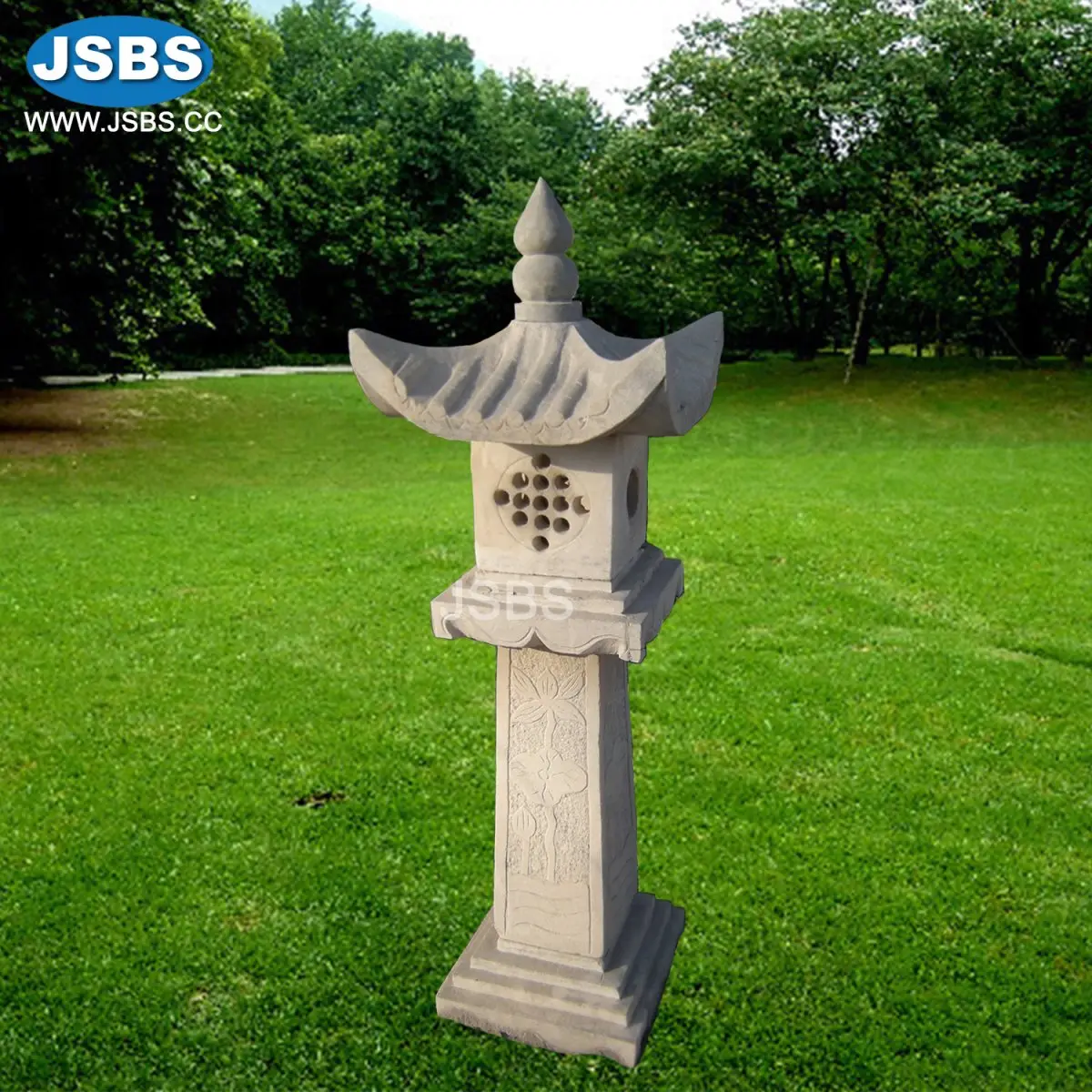 Retro Decorative Japanese Carved Granite Garden Lanterns Stone pagoda