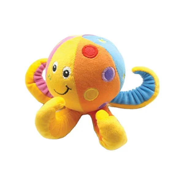 Cute plush cartoon sea animal plush soft toy octopus fashion cheap baby toy stuffed soft plush octopus with Embroidery