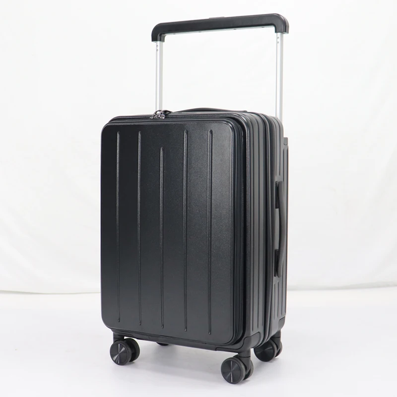 New arrival  PC wide trolley  Front Opening Luggage for Laptop Business Travel Suitcase