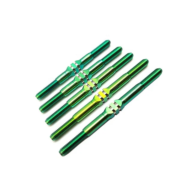 Customized Gr5 Anodized  M3 M3.5  titanium turnbuckle for RC Car with factory price