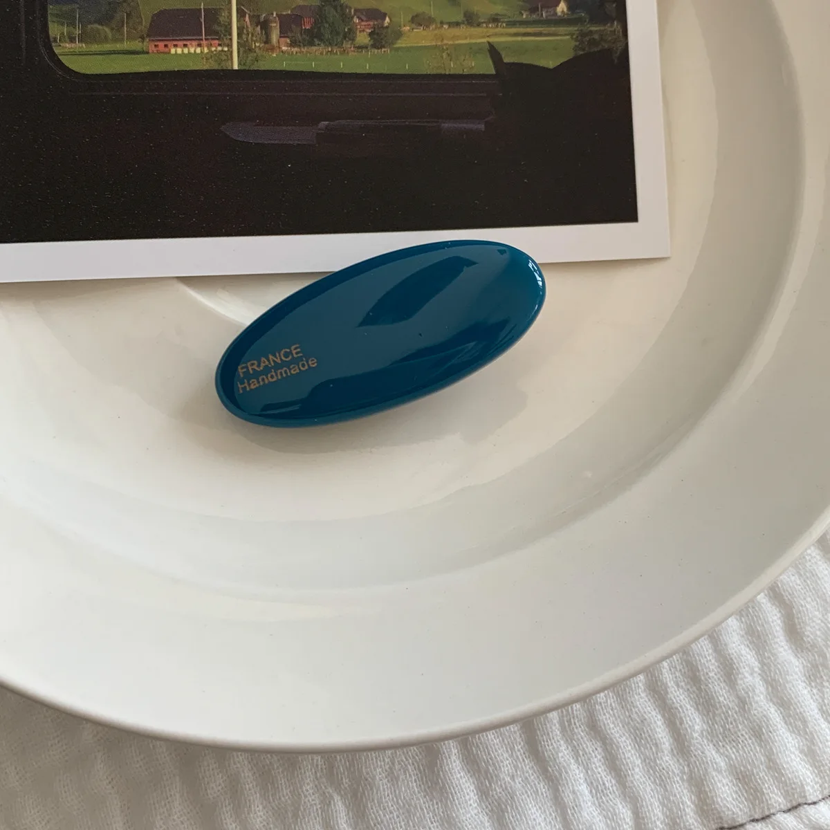 YANYE Ins Simple Spring And Summer Candy Color Oval Girl Baby Alligator Hair Accessories Hairpin Hair Clip