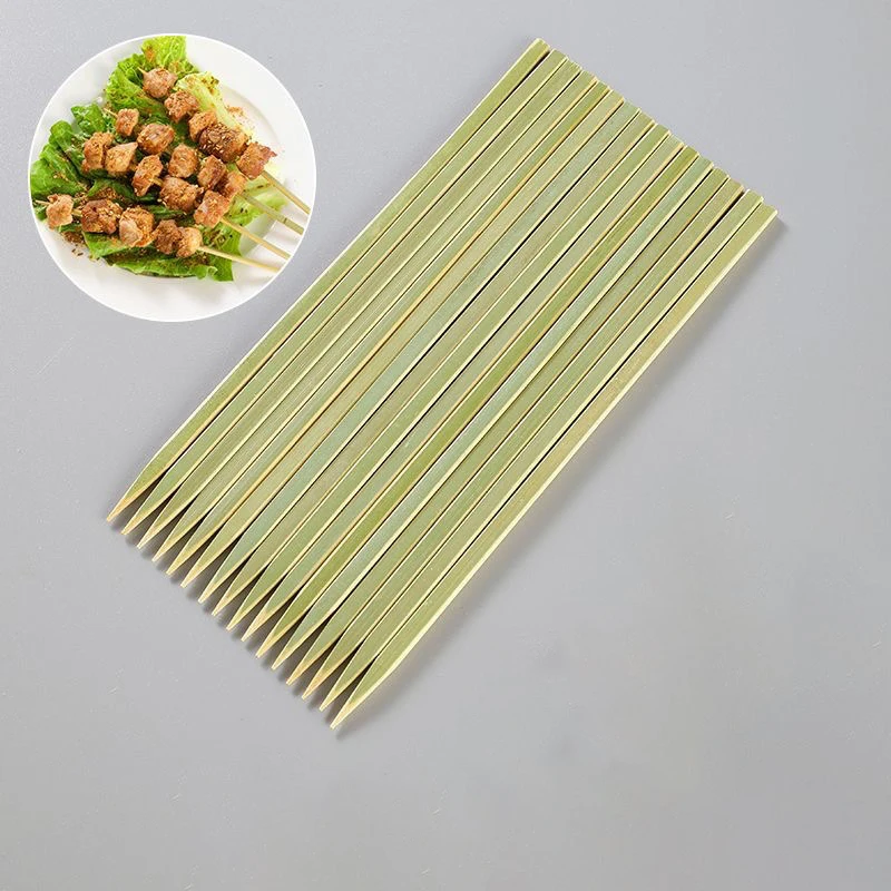Convenient Bamboo Skewers: Ideal for Shish Kabob, BBQ, Fruits, and More