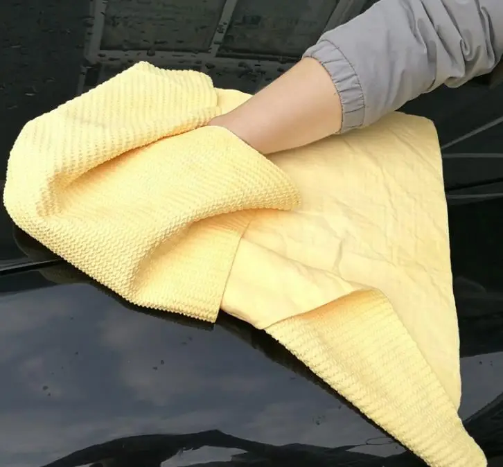 High cost performance professional manufacturing Wash car microfiber cleaning towel PVA Synthetic Chamois towel for car per