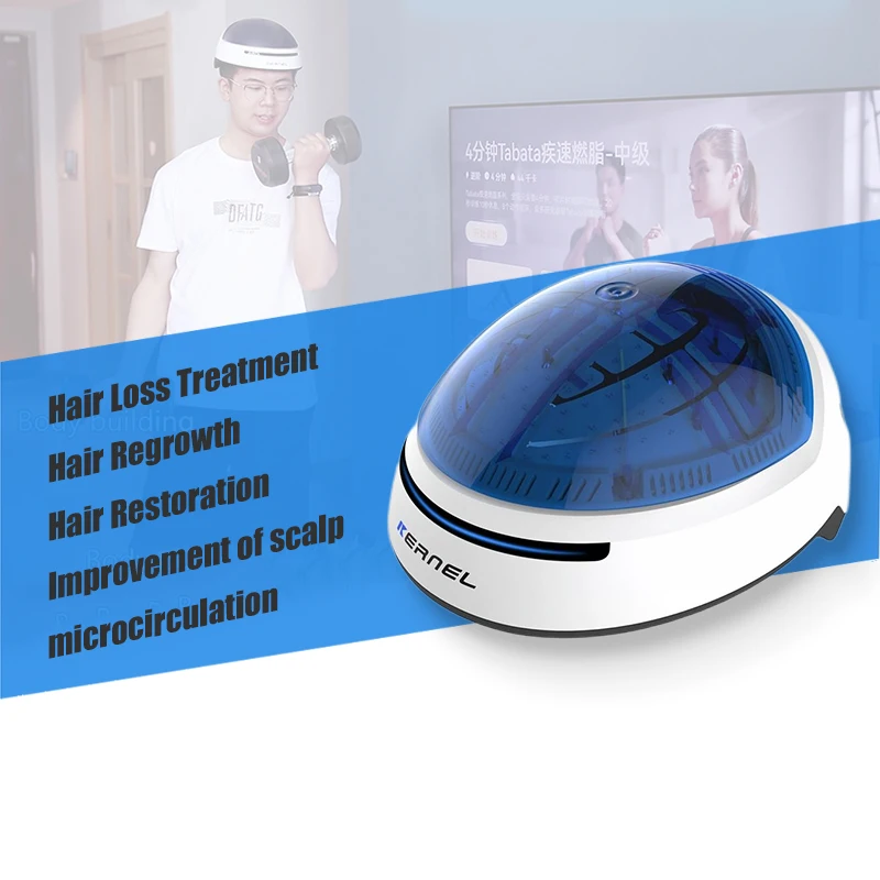 Professional 650nm laser diode hair growth system for other hair loss products