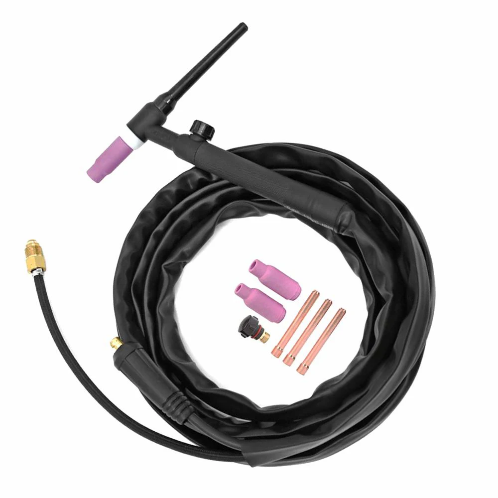 Сварочная горелка WP17V Tig с воздушным охлаждением 13 футов кабель разъем: 5/8 двухконтактный разъем