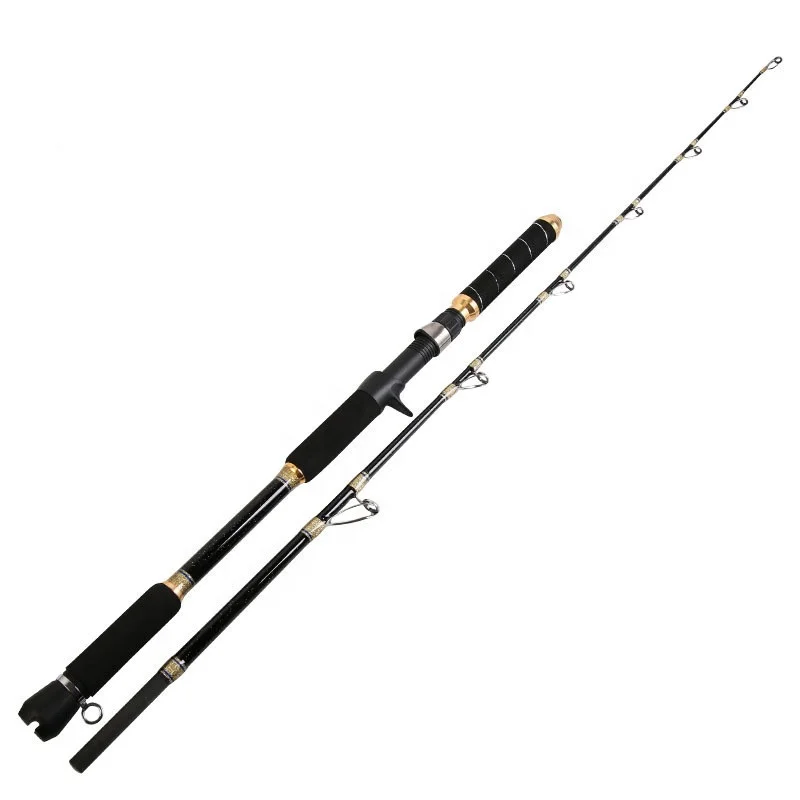 RISING High Quality 1.65m 1.8m 1.95m 2.1m Fiberglass MH Fast Offshore H Power Cana De Pescar Boat Sea Heavy Jigging Rods