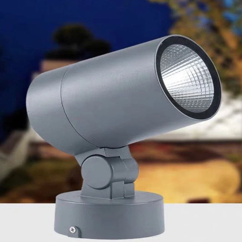 Садовый светильник/lampu/taman/12 Вт 18 20 40 cob проектор 2700k путь dc24v dc12v шиповое основание установка садового освещения