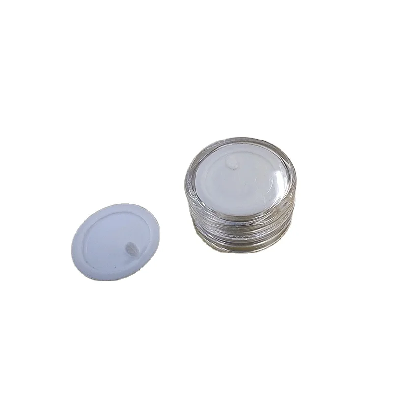 plastic cream jar /loose powder box /clear plastic cosmetics case with lid 2 ml