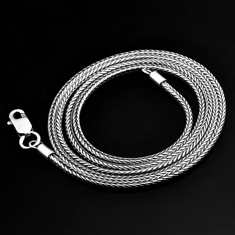 2023 Fashion Design 925 Sterling Silver Cool Fashion Retro Punk Shing Bolt Bracelet Fine Jewelry for Men Daily Wear Party Gift