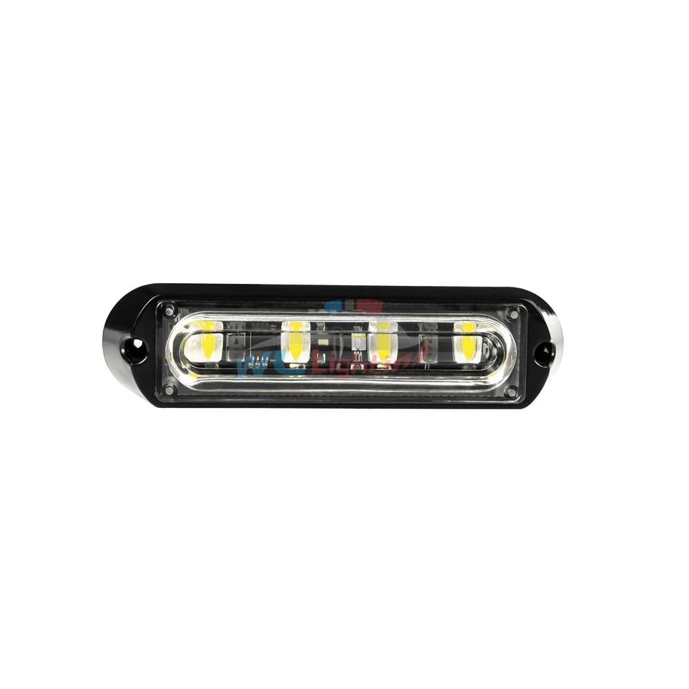 4 leds 4W Led 12/24V DC vehicle lights led security police strobe grille light