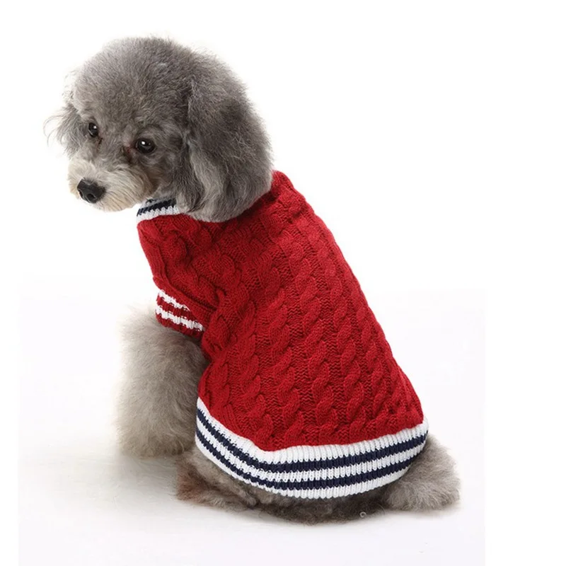DZ32 High Quality Pet Sweater Warm Dog Sweater Winter Dog Clothes Fashion Dof Apparel