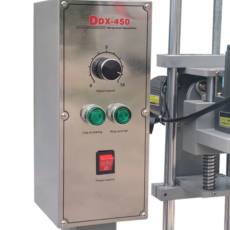 Factory Manufacturing DDX-450 Electric Plastic Bottle Closer Cosmetics Lid Screw Capping Machine