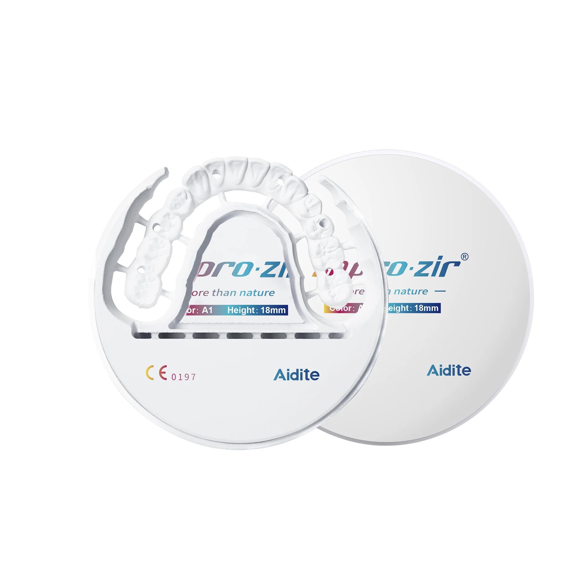 Aidite Dental Cadcam Milling Material Block 3d Pro Bleachshades Dental Zirconia Blank