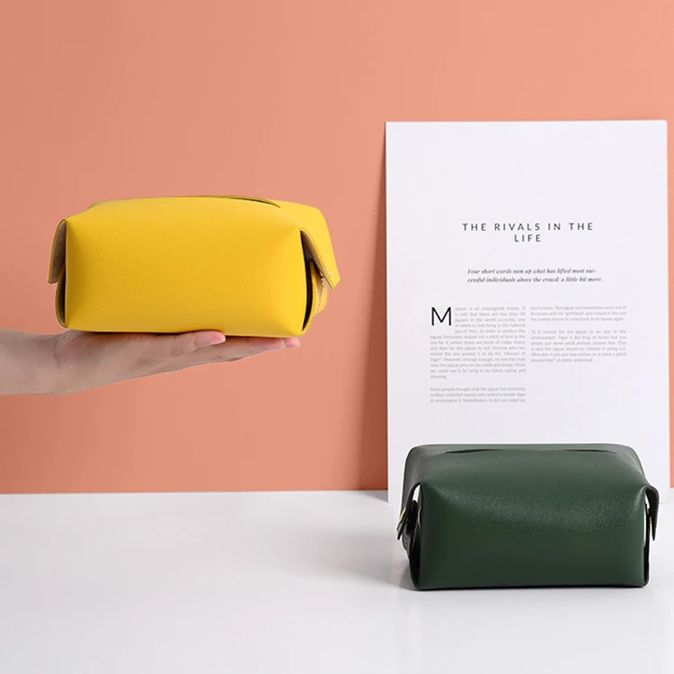 Home Table Tissue Dispenser Travel Baby Paper Container Cover Office Desktop Napkin Box Hotel Car Small Pu Leather Tissue Box