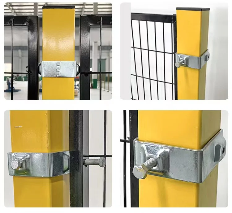 Industrial safety barrier fence weld mesh panel robot machine fencing