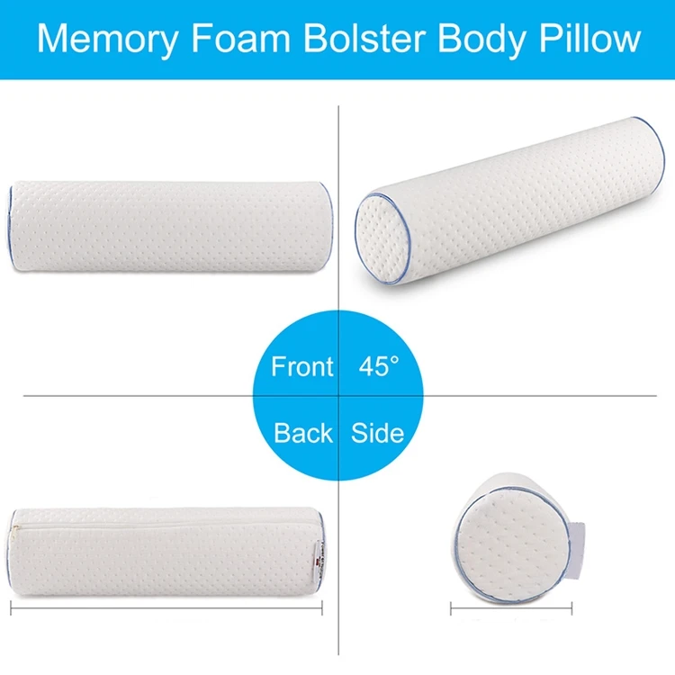 Round Cylinder Washable Roll Lumber Backrest Pad Bed Cushion Head Leg Hanging Chair Support for Pregnant Pillow