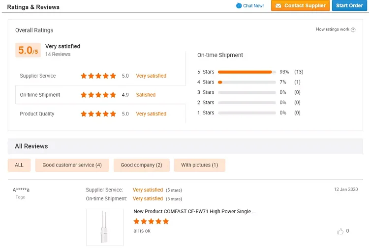 COMFAST Indoor 2.4Ghz Wireless AP CF-E320N V2 Support 65 Concurrent User 300Mbps Wifi Access Point 14