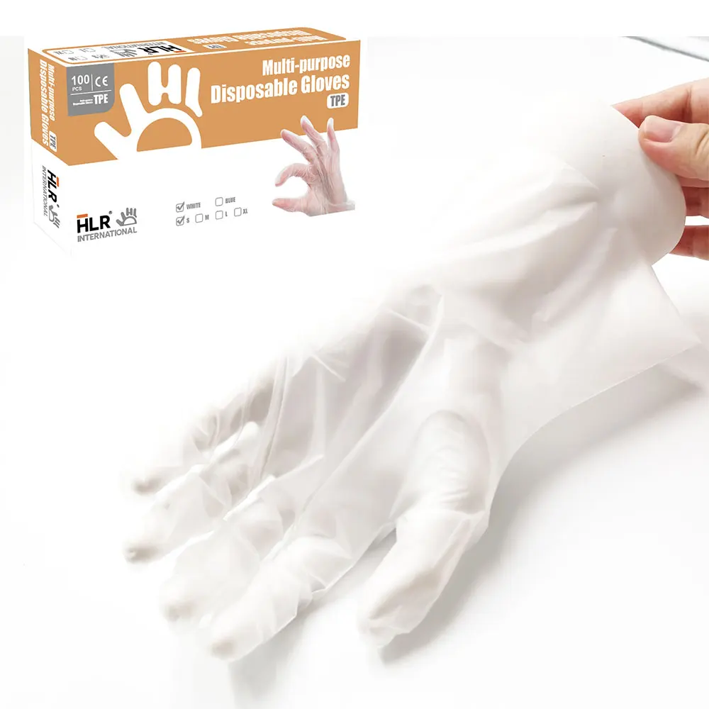 Eco Friendly TPE Disposable Gloves Household Plastic Gloves