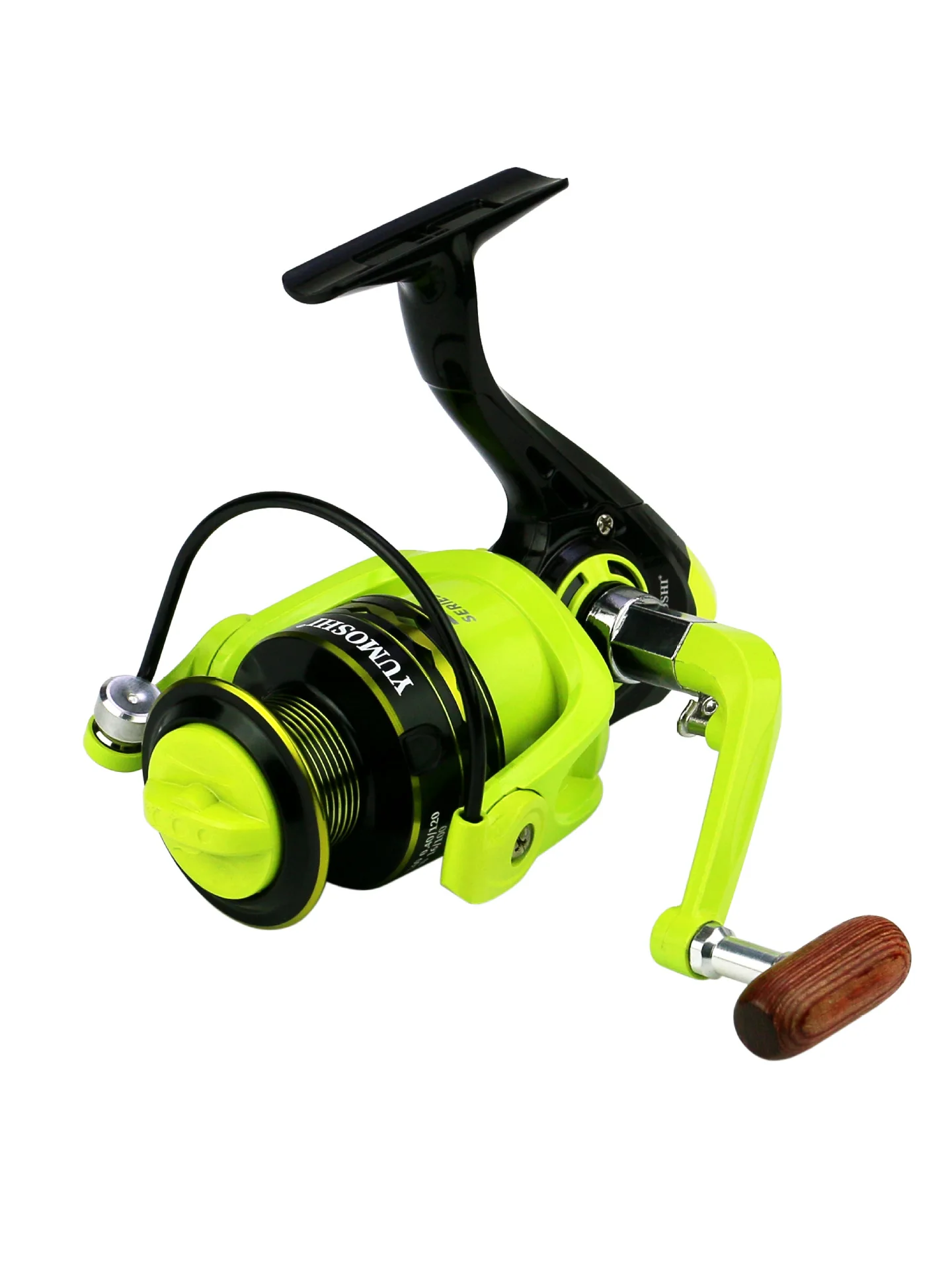 14BB 5.2:1 3 colors cork handle saltwater and freshwater fishing tackle metal line cup spinning fishing reel