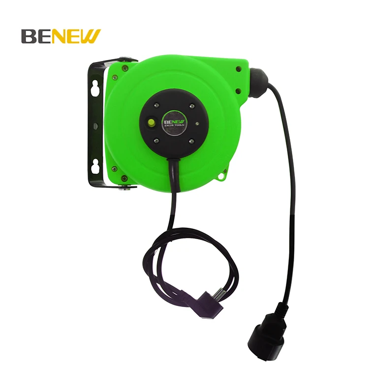 Factory wholesale HO5VV-F 3G1.5mm2 small retractable cable reel cord reel for home application